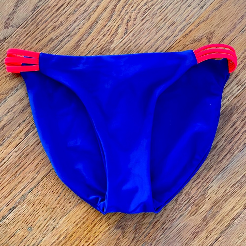 Blue Bikini bottom. Tag still on.